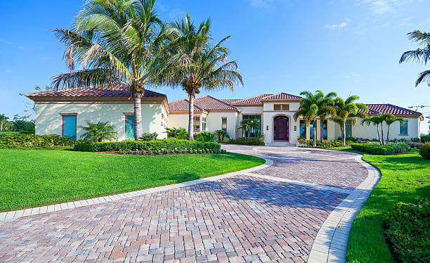 Residential Paver Driveway in Burr Ridge, IL
